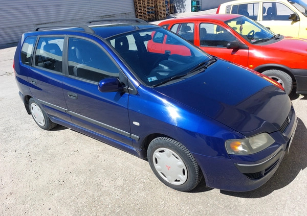 Mitsubishi Space Star cena 3999 przebieg: 290000, rok produkcji 2004 z Tarczyn małe 29